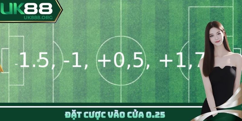 Đặt cược vào cửa 0.25